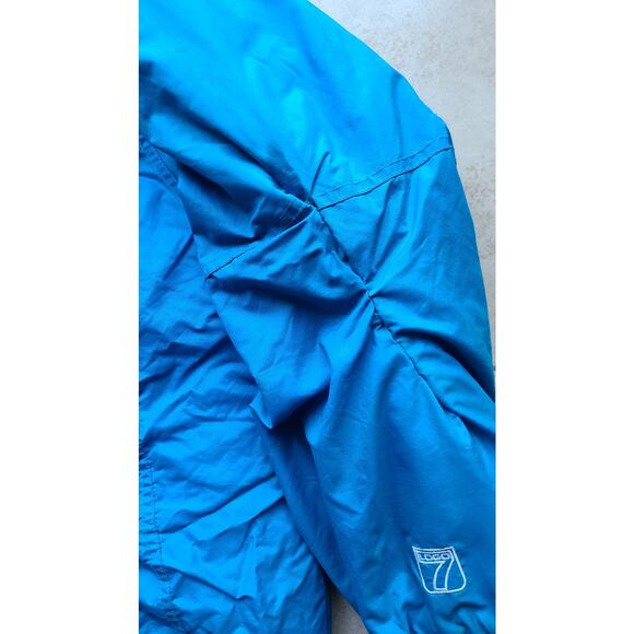 Carolina Panthers 90s GAME DAY Logo 7 puffer XL 2x teal NFL vintage - Picture 4 of 11